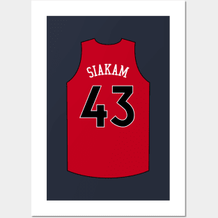 Pascal Siakam Toronto Jersey Qiangy Posters and Art